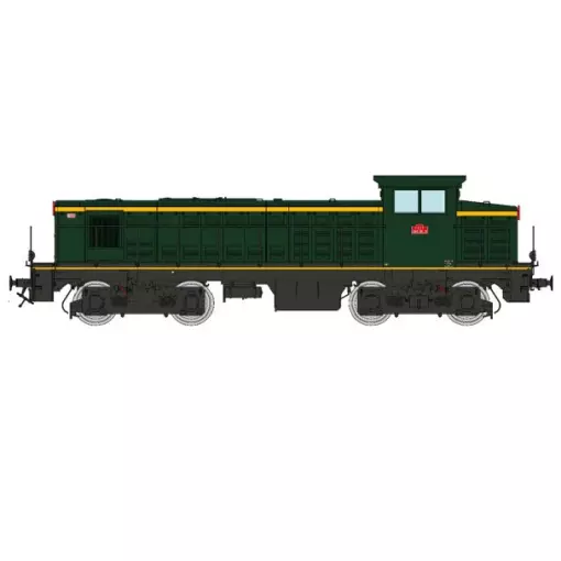 Diesel locomotive 040 DE 9- Analog REE MODELES JM013 SNCF - HO - EpIII