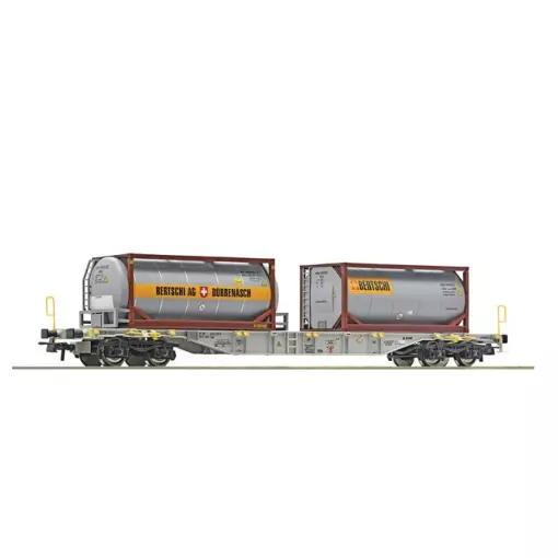 Container wagon DC - Roco 77340 - HO 1/87 - VI - AAE