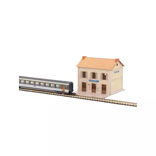 Bâtiment Voyageur de l'EST Type "Meilleray" - AZAR MODELS GAR701 - Z 1/220 - SNCF - 74 x 60 mm