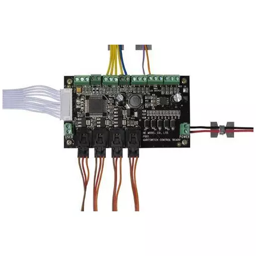 Smartswitch card for controlling 4 servomotors