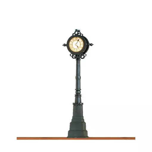 Reloj de estación con iluminación LED - HO 1/87 - Brawa 5366