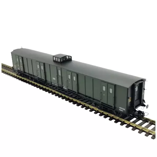 Fourgon à bogies ex-PLM Vert avec toit noir - REE Modèles VB359 - HO : 1/87 - SNCF - EP III