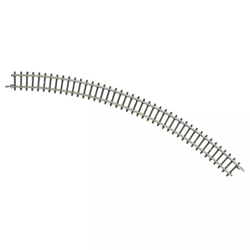 Curved track, radius 195mm 45