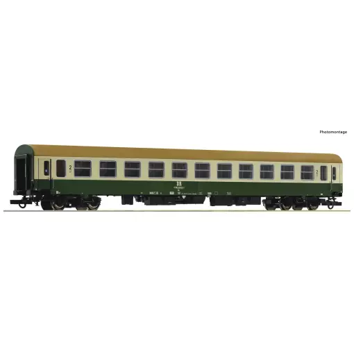 Roco 74802 "Halberstädter" Vagón de pasajeros - HO : 1/87 - DR - EP IV - 2ª clase