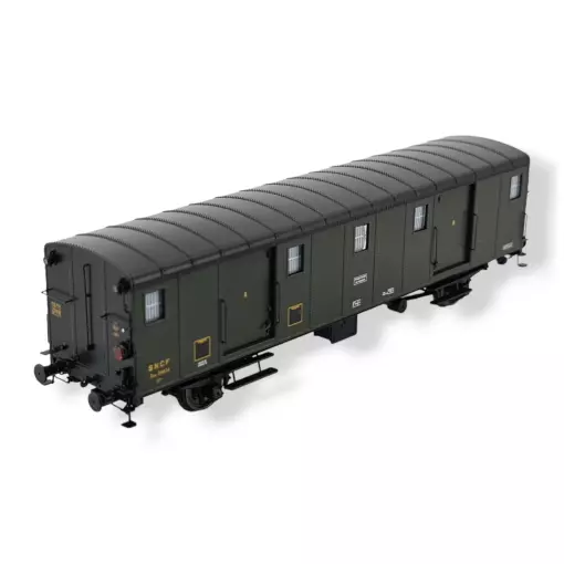 Fourgon OCEM 30 "Sotteville" avec feux - REE VB113 - SNCF - HO 1/87 - EP III - 2R 