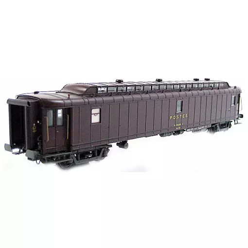 Voiture postale OCEM PTT PAz brun - LS Models 40436 - HO 1/87