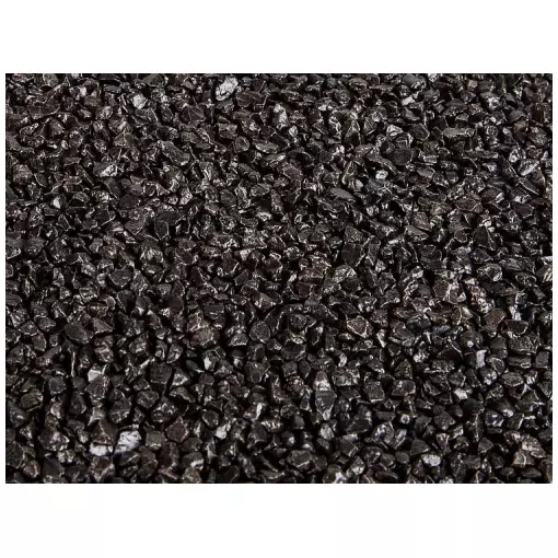 Material flocado carbón negro - FA170301