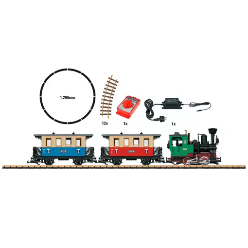 Coffret de Départ pour Train Voyageurs - LGB 70307 - G 1/22.5 - EP I/V - Digital Sound Fumigène