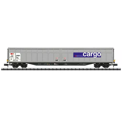 Wagon à parois coulissantes  "Cargo" - MINITRIX 18427 - CFF - N 1/160 - EP V