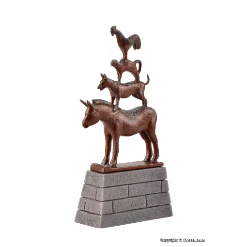 Statue des musiciens de Brême "1953" - Vollmer 48287 - HO : 1/87