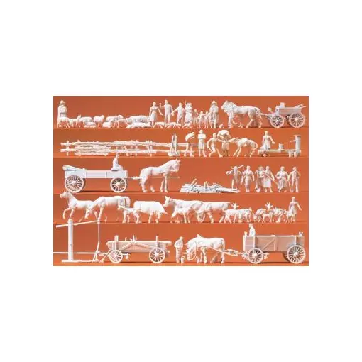 Animals, characters, accessories 60 characters to paint