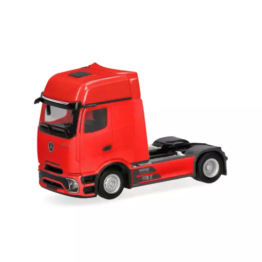 Camion Mercedes-Benz Actros - Rouge - Herpa 318372 - HO 1/87