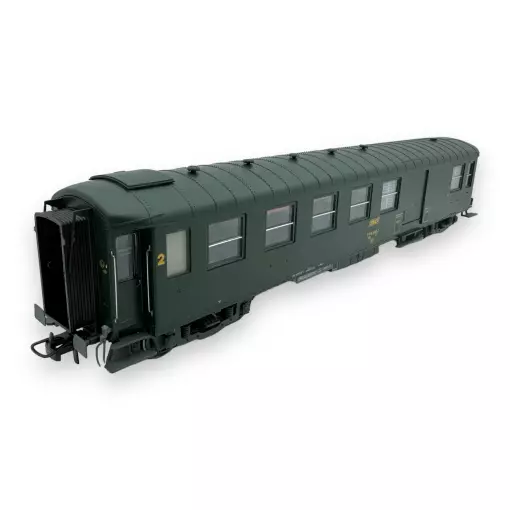 Voiture métallisée Ex-PLM REE Modèles VB465 vert 301 - HO 1/87 - SNCF - EP IV