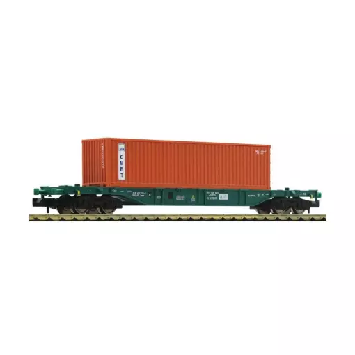Wagon porte conteneurs "CMBT" - N 1/160 - Fleischmann 825212