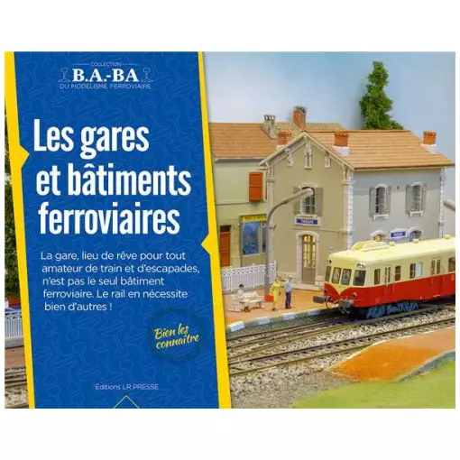 Modellbaubuch "Bahnhöfe und Eisenbahngebäude" LR PRESSE LRBABA10 - 28 Seiten