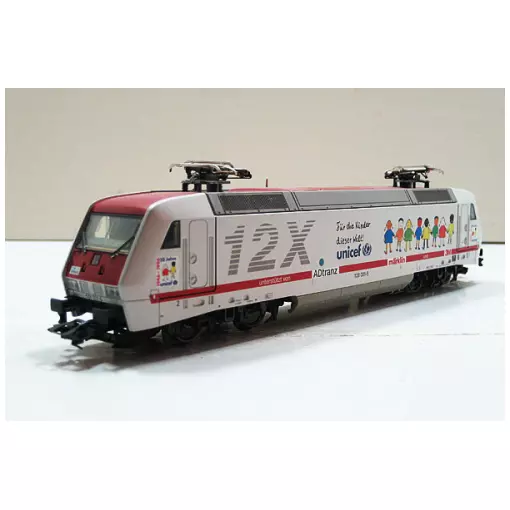 Locomotive électrique série BR128 "UNICEF" - Märklin 37382 - HO 1/87 - DB - 3R - EP IV - Digitale