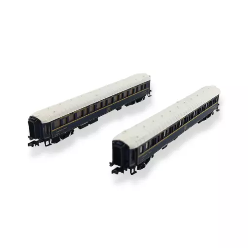 Coffret de 2 voitures Simplon Orient Express Arnold HN4400 - N 1:160 - CIWL