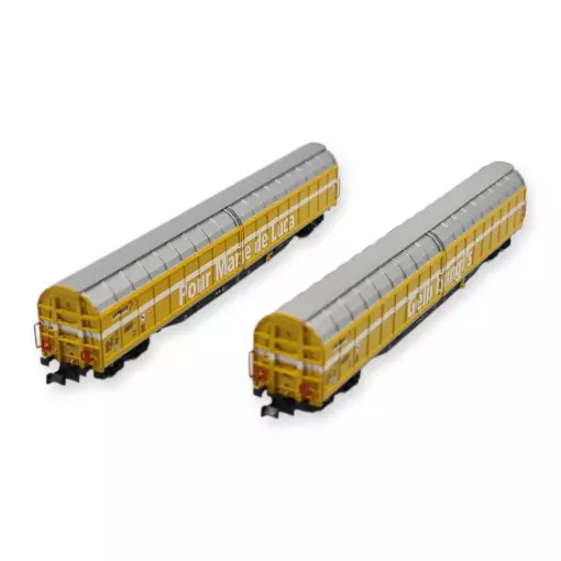 Double Wagon à parois coulissantes grande capacité Fleischmann 838322 - N 1/160 - CFF