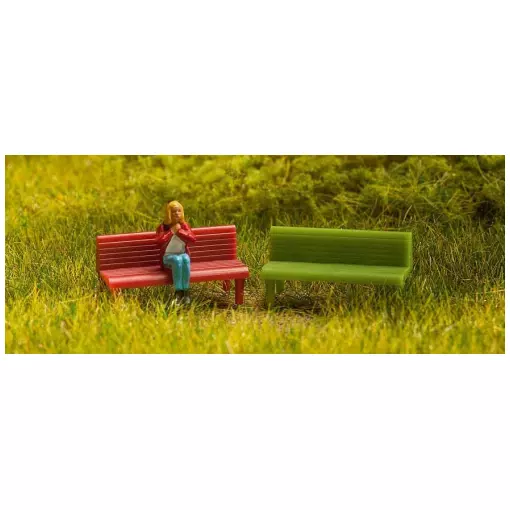 Set of 4 benches