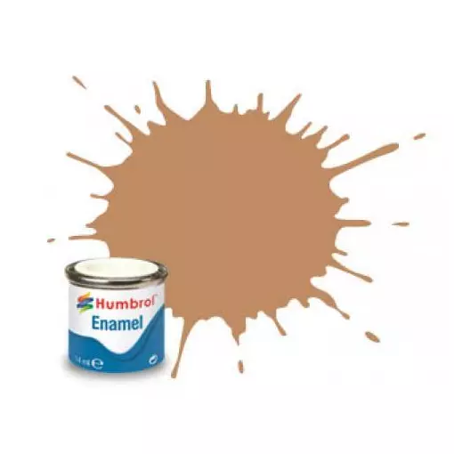 Peinture cellulosique couleur Sable Du Désert Mat N°250 - Humbrol A6937 - 14 mL