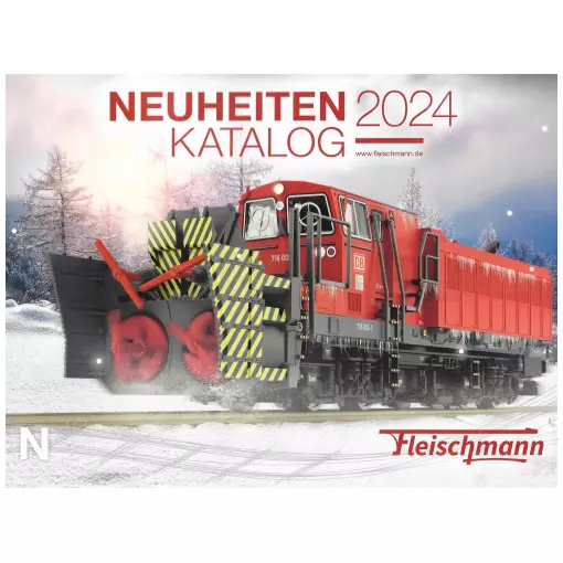 Catálogo de novedades Roco 2024 - Fleischmann 992421 - N 1/160 - Alemán - 91 páginas