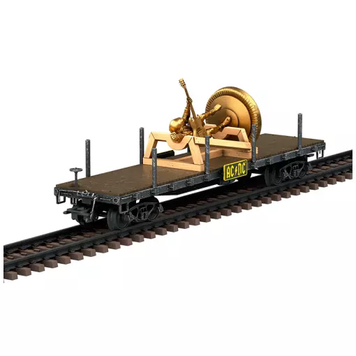 Wagon plat AC/DC "Stiff Upper Lip" - Märklin 48837 - HO 1/87 - 3R