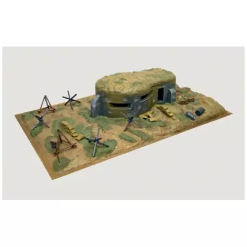 Bunker and accessories 2nd world war - ITALERI 6070 - 1/72