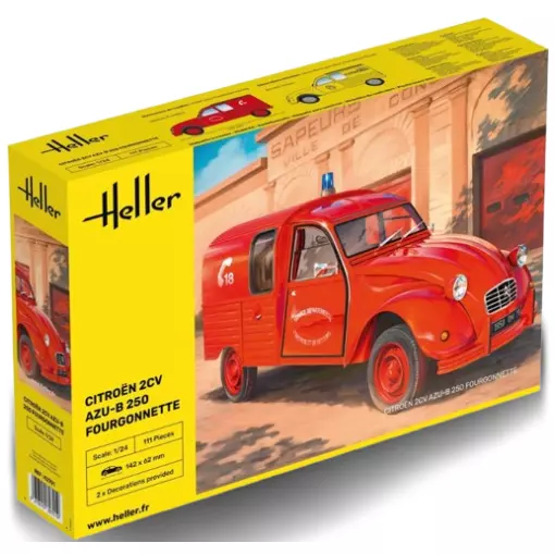 Citroën 2CV Fourgonnette AK250 - Heller 82701 - 1/24 