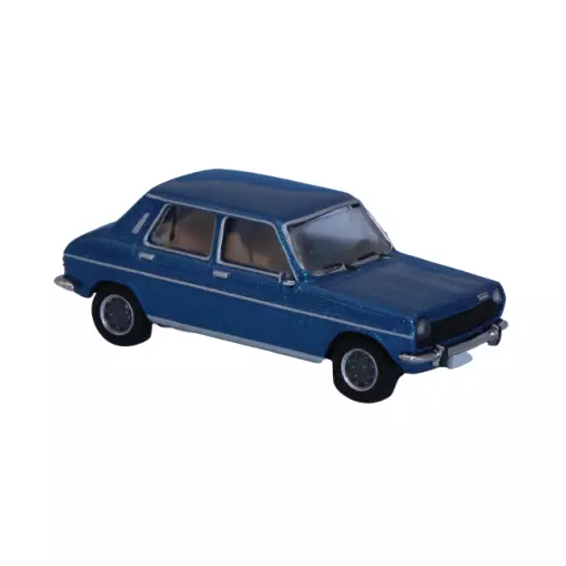 Wagen Simca 1100 livrée bleue métallisée SAI 3471 - HO 1/87 - EP III