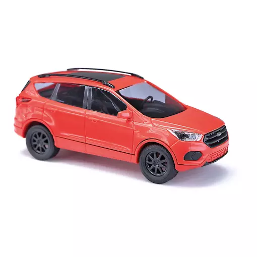 Ford Kuga avec Toit Panoramique - Rouge - Busch 53502 - HO 1/87