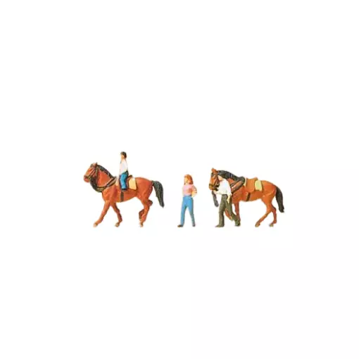 Cheval de Bataille - Preiser 79183 - N : 1/160 