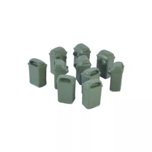 Poubelles suspendues - 87TRAIN 22275 - HO 1/87