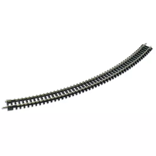 Rail courbe rayon 298.5mm 45° code 80, 8 au cercle