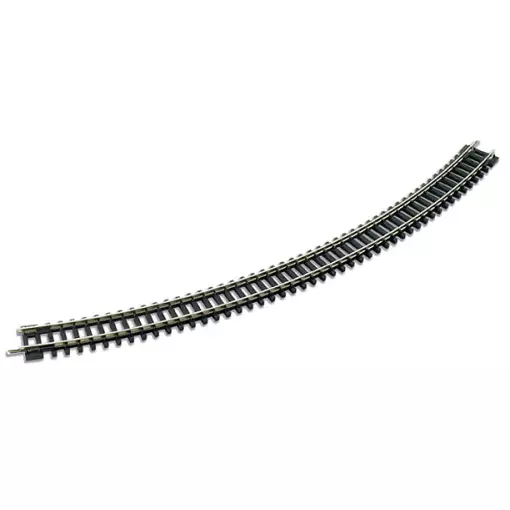 Rail Courbe - Rayon 298.5mm - 45° - Code 80 - Peco ST17 - N: 1/160 