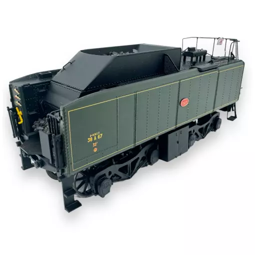 Tender 38 A 67 - Ree Modèles MB-049 - HO 1/87 - SNCF - Ep III - Analoog - 2R