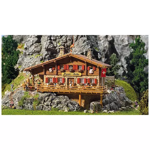 Refuge de haute montagne Chalet Moser HO 1/87