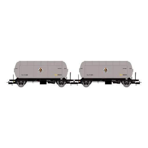 2 wagons citernes à essence PR "Butano S.A." - Electrotren HE6073 - HO 1/87 - RENFE - Ep III-IV - 2R