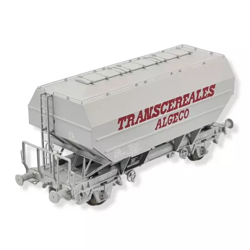 Grain wagon ALGECO grey - REE MODELES WB728 SNCF HO 1/87 - EP IV