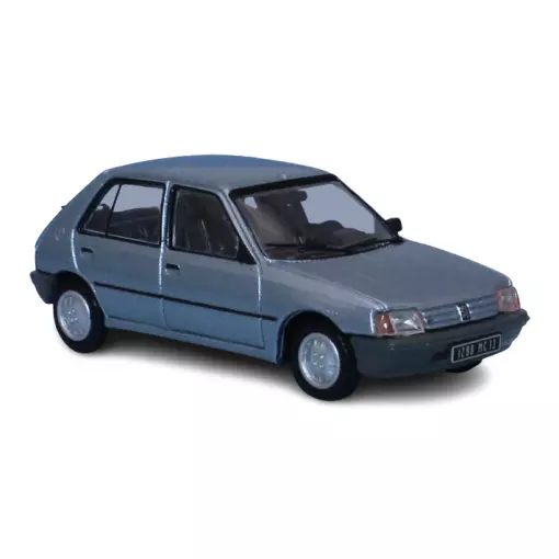 Voiture Peugeot 205 GE - REE MODELES CB152 - HO 1/87 - Bleue "TOPAZE"