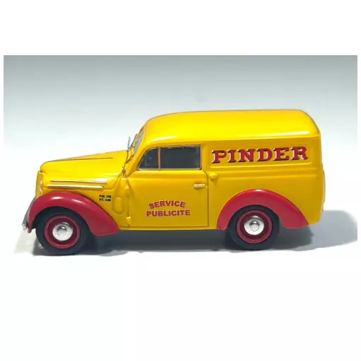 Voiture Renault Juvaquatre "PINDER" - REE CB 213 - HO 1/87