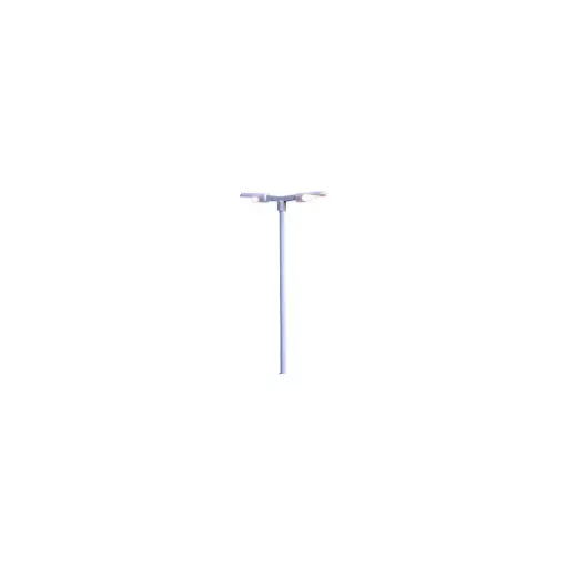 Dubbele LED-platformlamp - Hoogte 70 mm BRAWA 84059 - HO 1/87