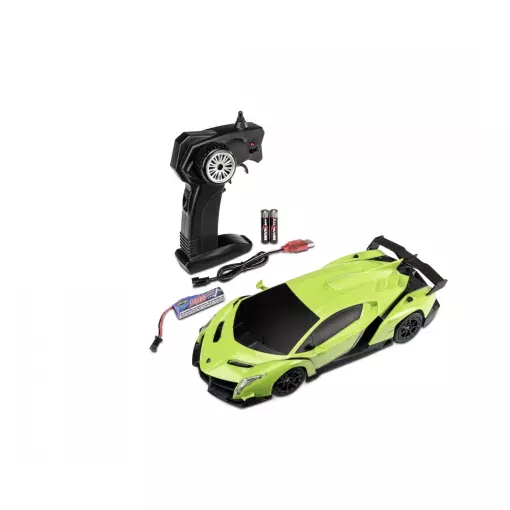 Lamborghini Veneno 2.4G 100% RTR vert - Carson 500404308 - 1/24