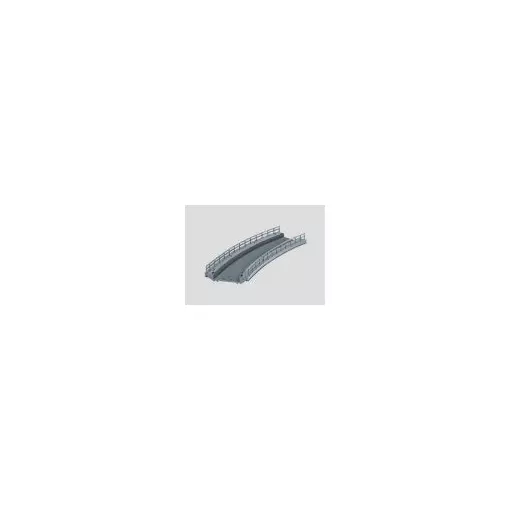 Curved ramp element Radius R1 - Track C - Width 64 mm