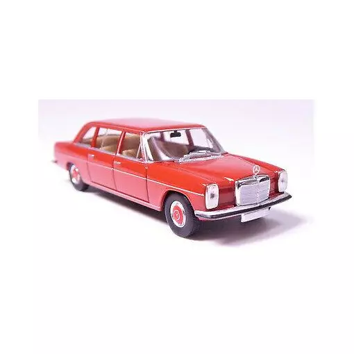 Mercedes Benz 220 D (w115) extended, coral red - HO 1/87 - Brekina 13402