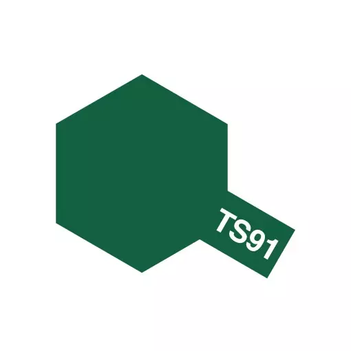 Bombe de peinture vert foncé JGSDF TS91 100ml - Tamiya 85091