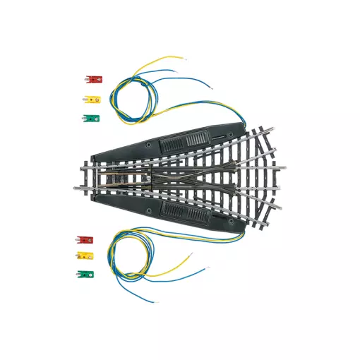 Aiguillage triple non ballasté - Marklin 2270 - HO 1/87 - Code 83 - Voie K - 3R