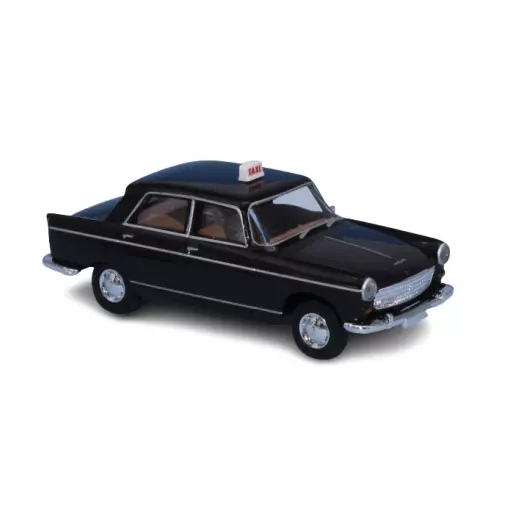 Voiture TAXI Peugeot 404 berline noir BREKINA 92986 SAI 2331 - HO 1/87