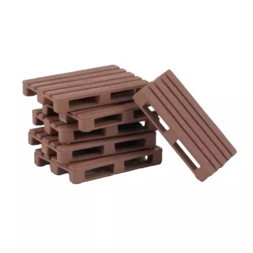 60 palets de madera - FALLER 180876 - HO 1/87