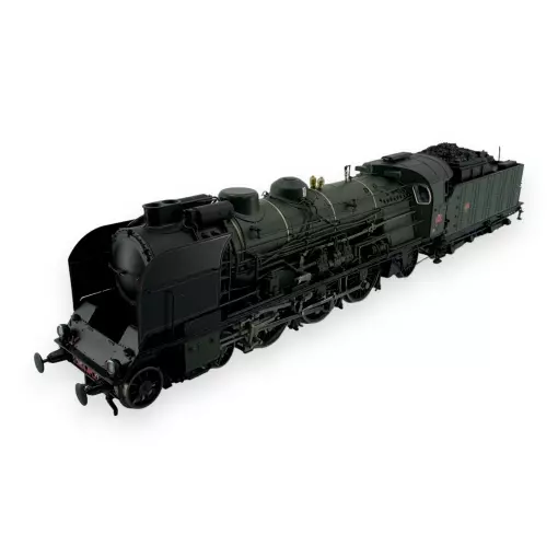Locomotive à vapeur 231 H 21 "Nevers" Vert REE MODELES MB239 SNCF - HO 1/87 EP III