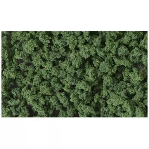 Sachet de flocage buisson vert foncé Woodland Scenics FC147 - HO 1/87 - 353 cm³